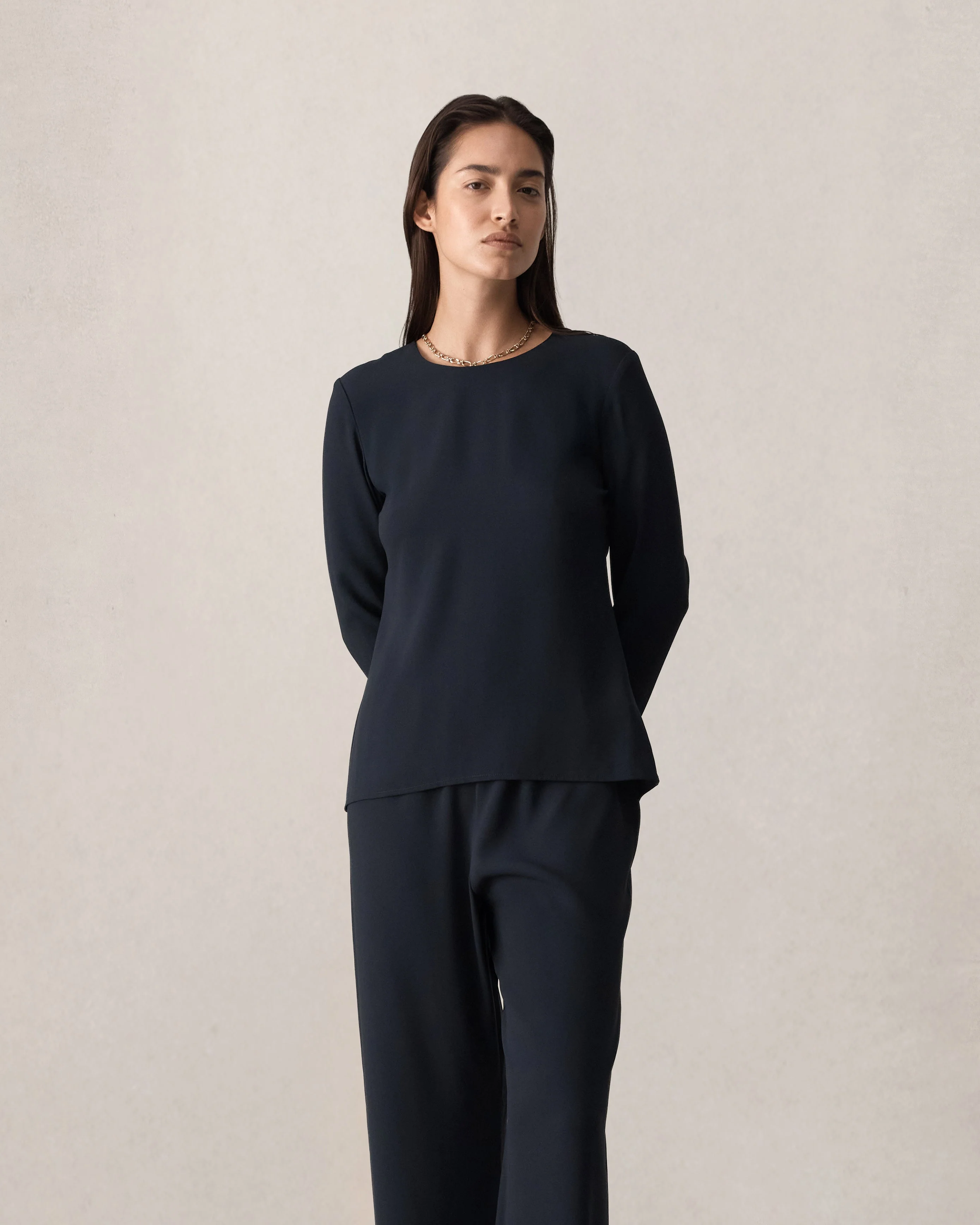 Eliza Top - Navy